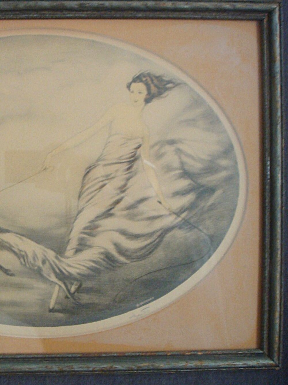 Artist Louis Szanto "Commerce" Framed Print Vintage or Antique(?) - Picture 4 of 10